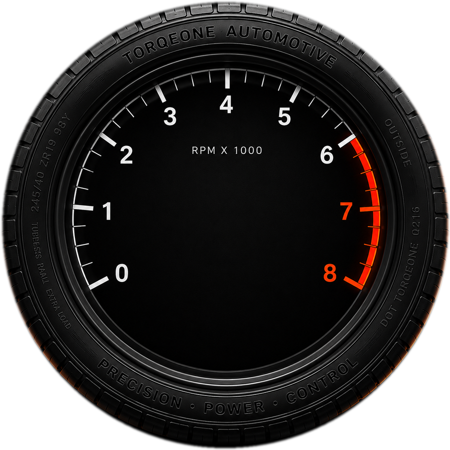 TorqeOne tyre RPM gauge